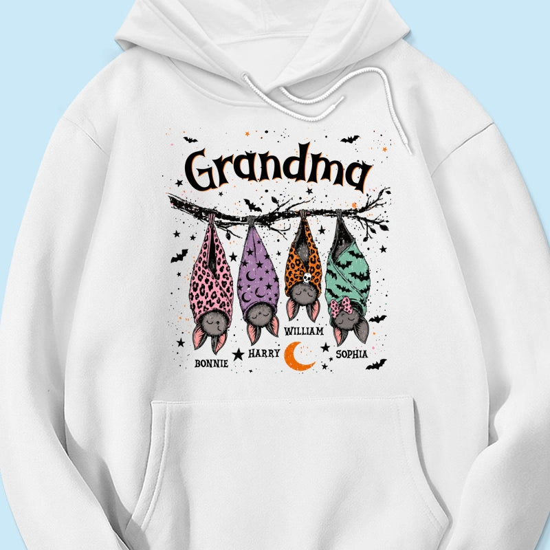 Grandma’s Little Bat Crew – Personalized Shirt – Cute Halloween Gift For Grandma