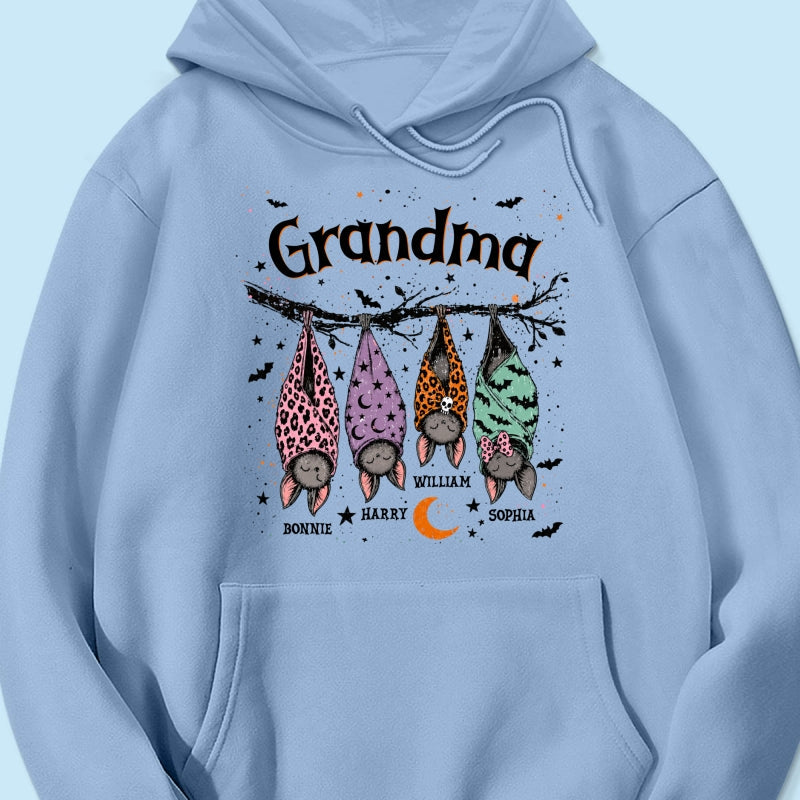 Grandma’s Little Bat Crew – Personalized Shirt – Cute Halloween Gift For Grandma