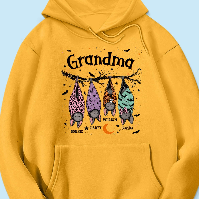Grandma’s Little Bat Crew – Personalized Shirt – Cute Halloween Gift For Grandma
