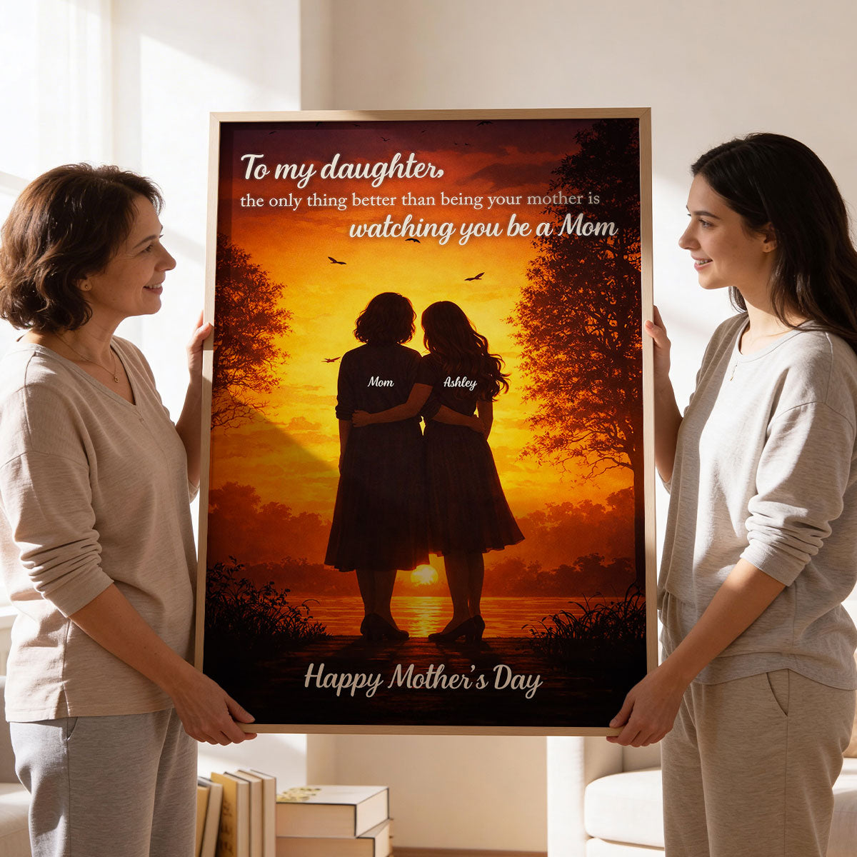 The Only Thing Better Than Being Your Mother - Personalized Poster - Heartfelt Gift For Daughter
