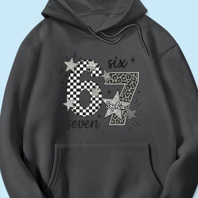 Viral Six Seven 67 Gen Z Funny Teen Slang - Personalized Shirt - Christmas Gift for Daughter, Son, Grandkids