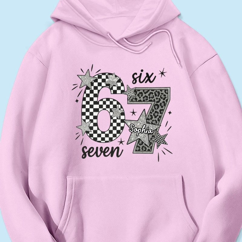 Viral Six Seven 67 Gen Z Funny Teen Slang - Personalized Shirt - Christmas Gift for Daughter, Son, Grandkids