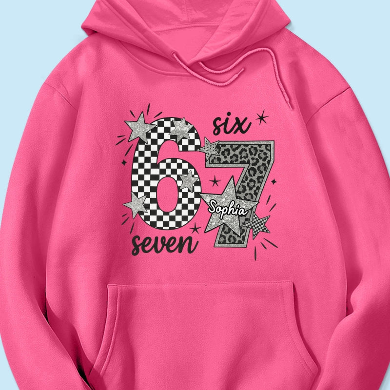 Viral Six Seven 67 Gen Z Funny Teen Slang - Personalized Shirt - Christmas Gift for Daughter, Son, Grandkids