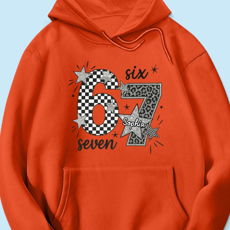 Viral Six Seven 67 Gen Z Funny Teen Slang - Personalized Shirt - Christmas Gift for Daughter, Son, Grandkids