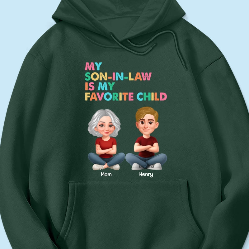 My Son-In-Law Is My Favorite Child - Personalized Shirt - Funny Mother's Day Gift For Mother-In-Law