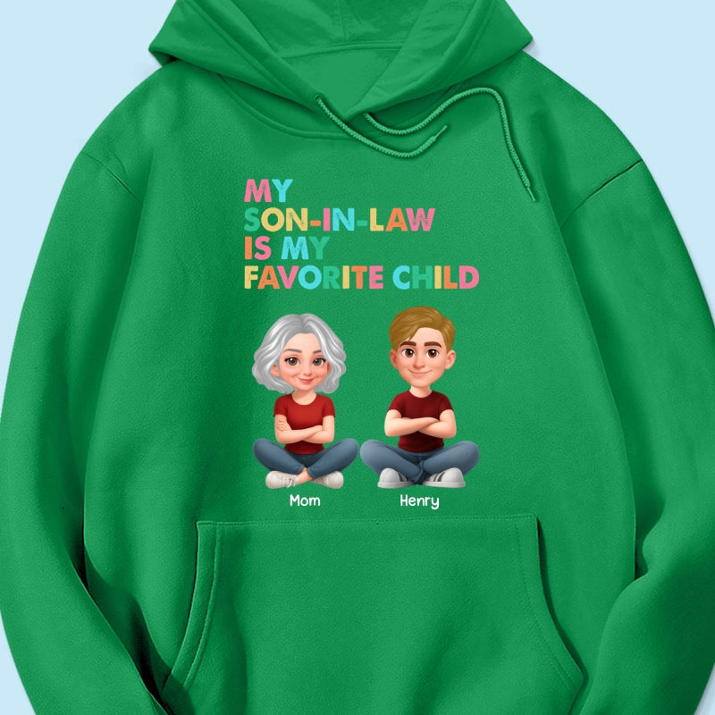 My Son-In-Law Is My Favorite Child - Personalized Shirt - Funny Mother's Day Gift For Mother-In-Law