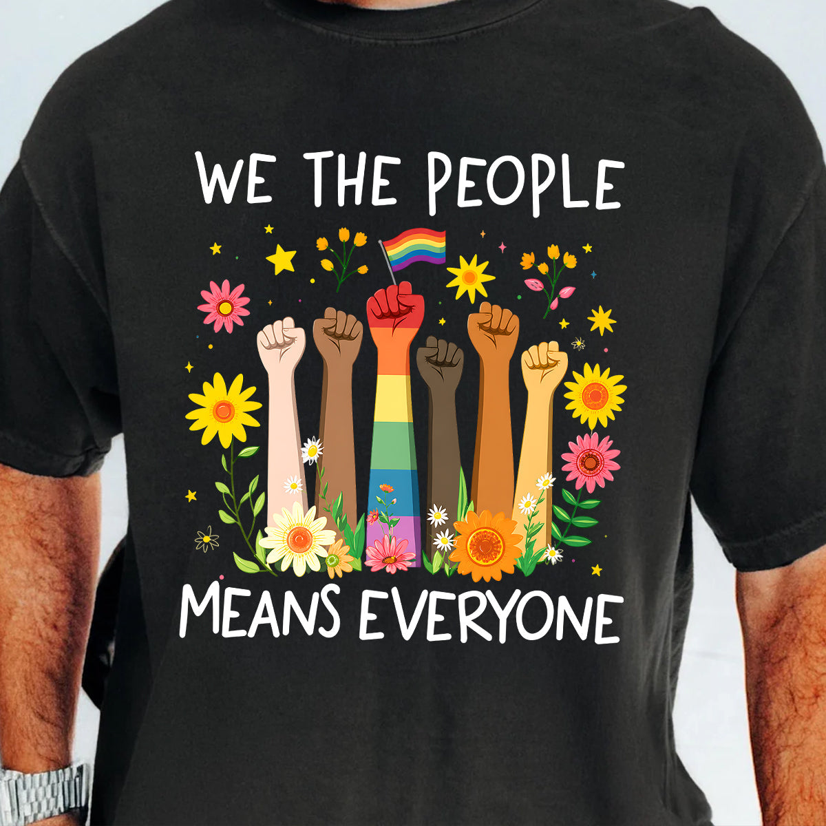 We The People Means Everyone LGBTQ Pride Shirt - Gift For Couple, Happy Pride Month