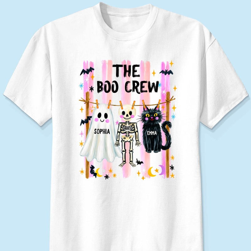 Our Boo Crew Family Halloween - Personalized Shirt - Family Matching Shirts