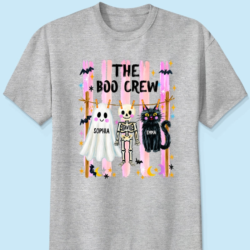 Our Boo Crew Family Halloween - Personalized Shirt - Family Matching Shirts
