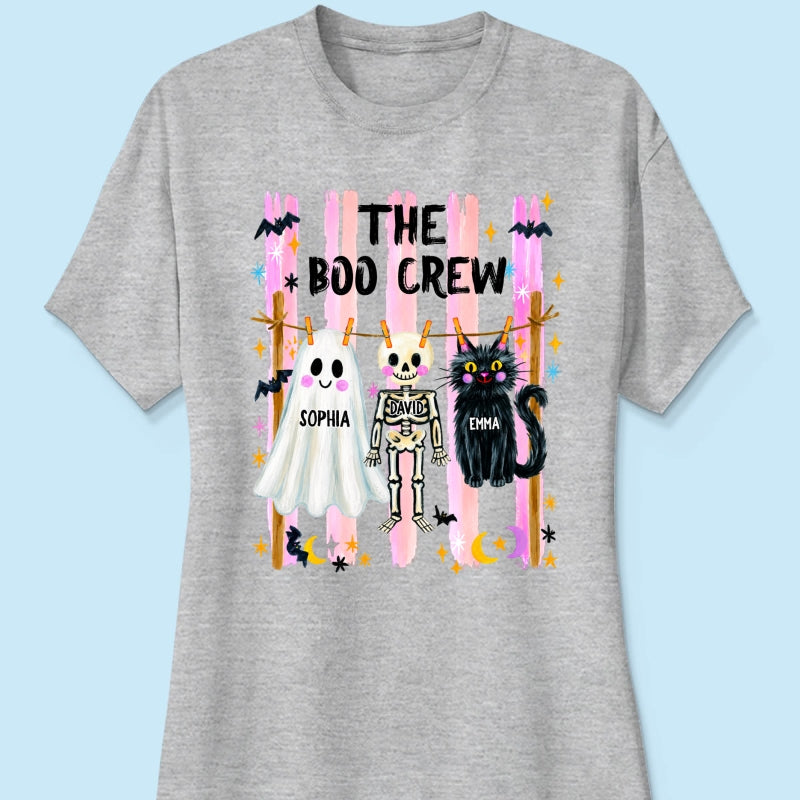 Our Boo Crew Family Halloween - Personalized Shirt - Family Matching Shirts