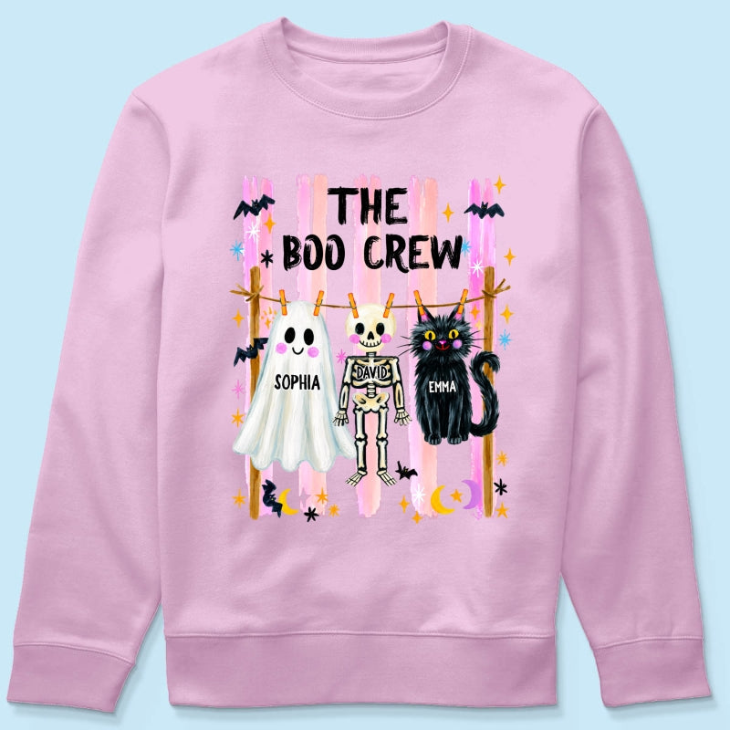 Our Boo Crew Family Halloween - Personalized Shirt - Family Matching Shirts