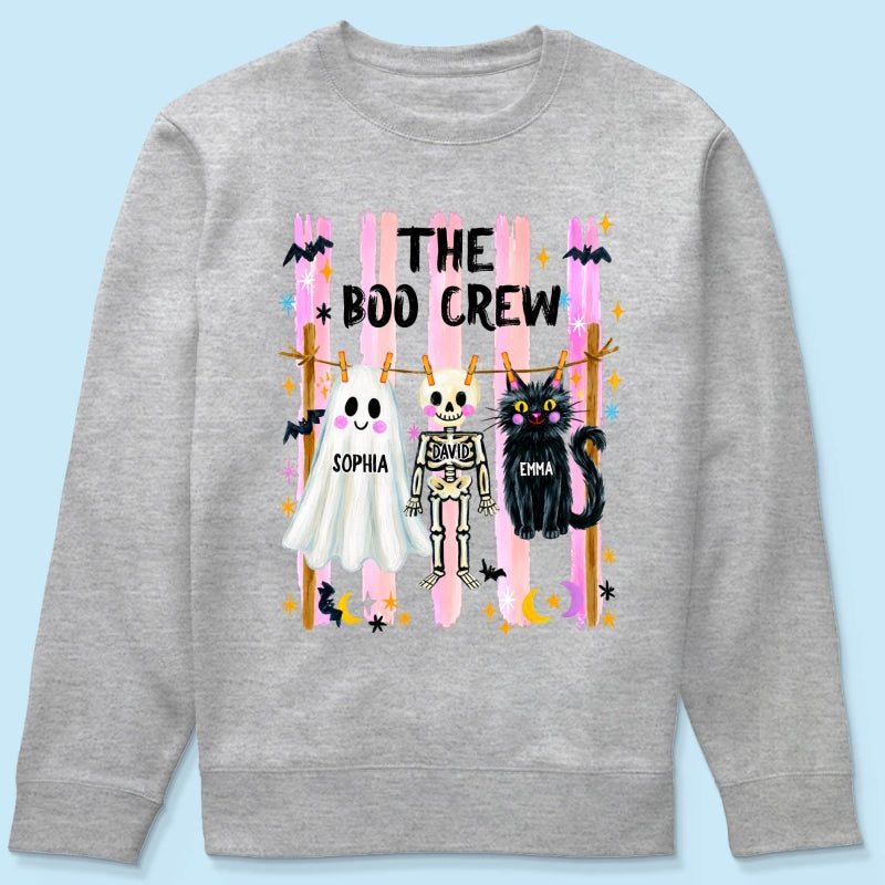 Our Boo Crew Family Halloween - Personalized Shirt - Family Matching Shirts