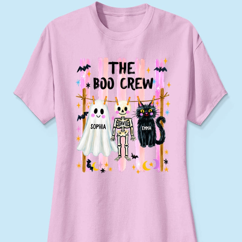 Our Boo Crew Family Halloween - Personalized Shirt - Family Matching Shirts