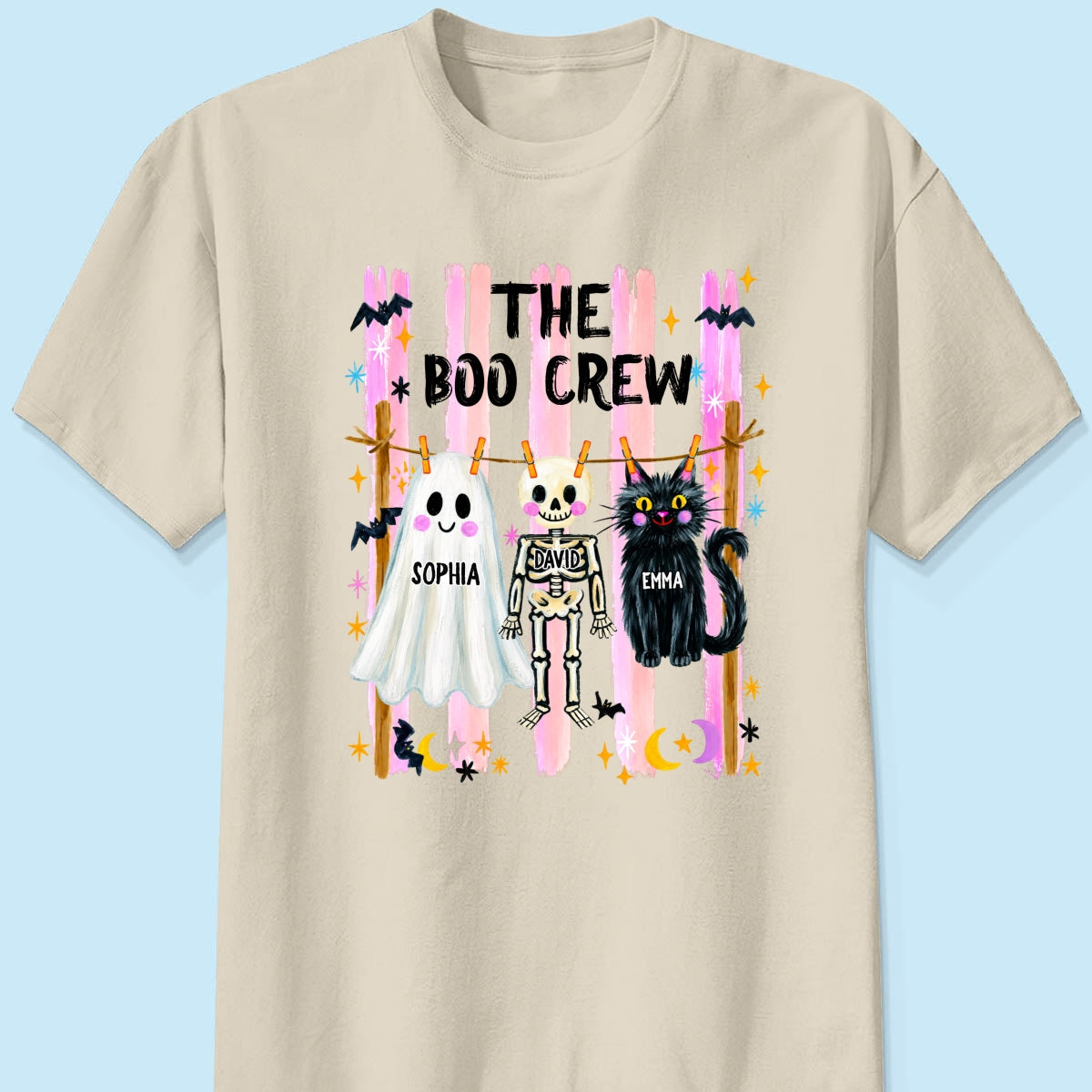 Our Boo Crew Family Halloween - Personalized Shirt - Family Matching Shirts