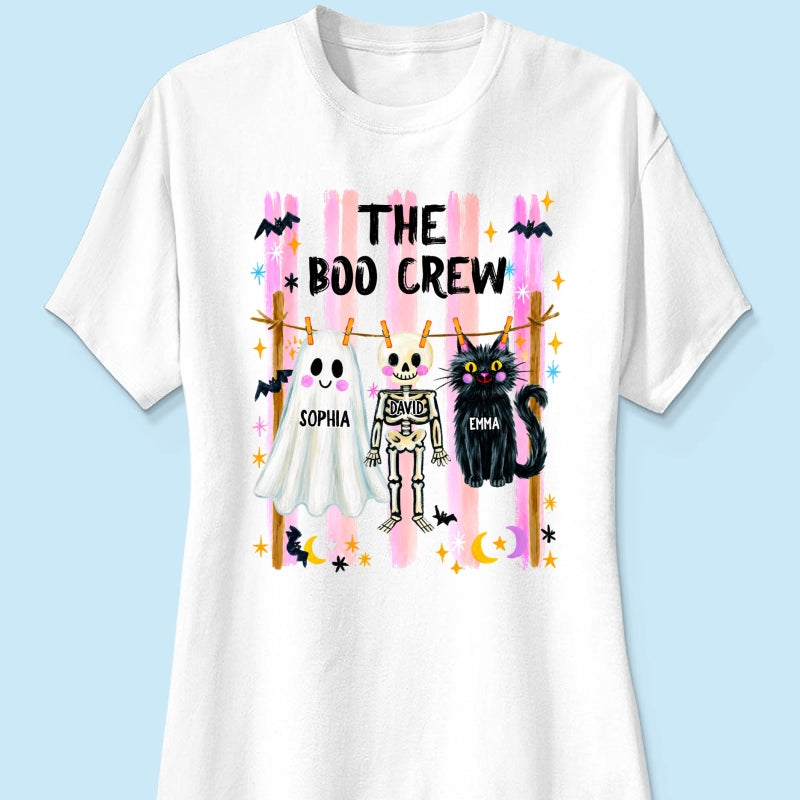 Our Boo Crew Family Halloween - Personalized Shirt - Family Matching Shirts