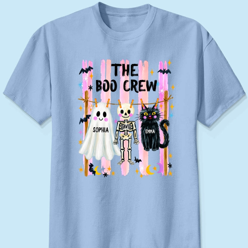 Our Boo Crew Family Halloween - Personalized Shirt - Family Matching Shirts