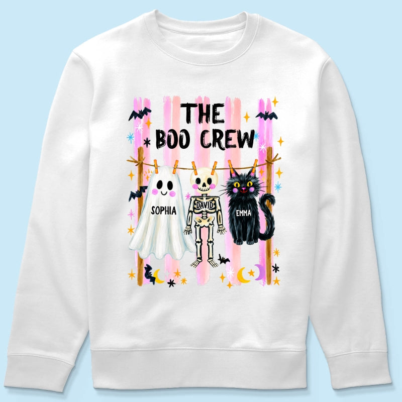 Our Boo Crew Family Halloween - Personalized Shirt - Family Matching Shirts
