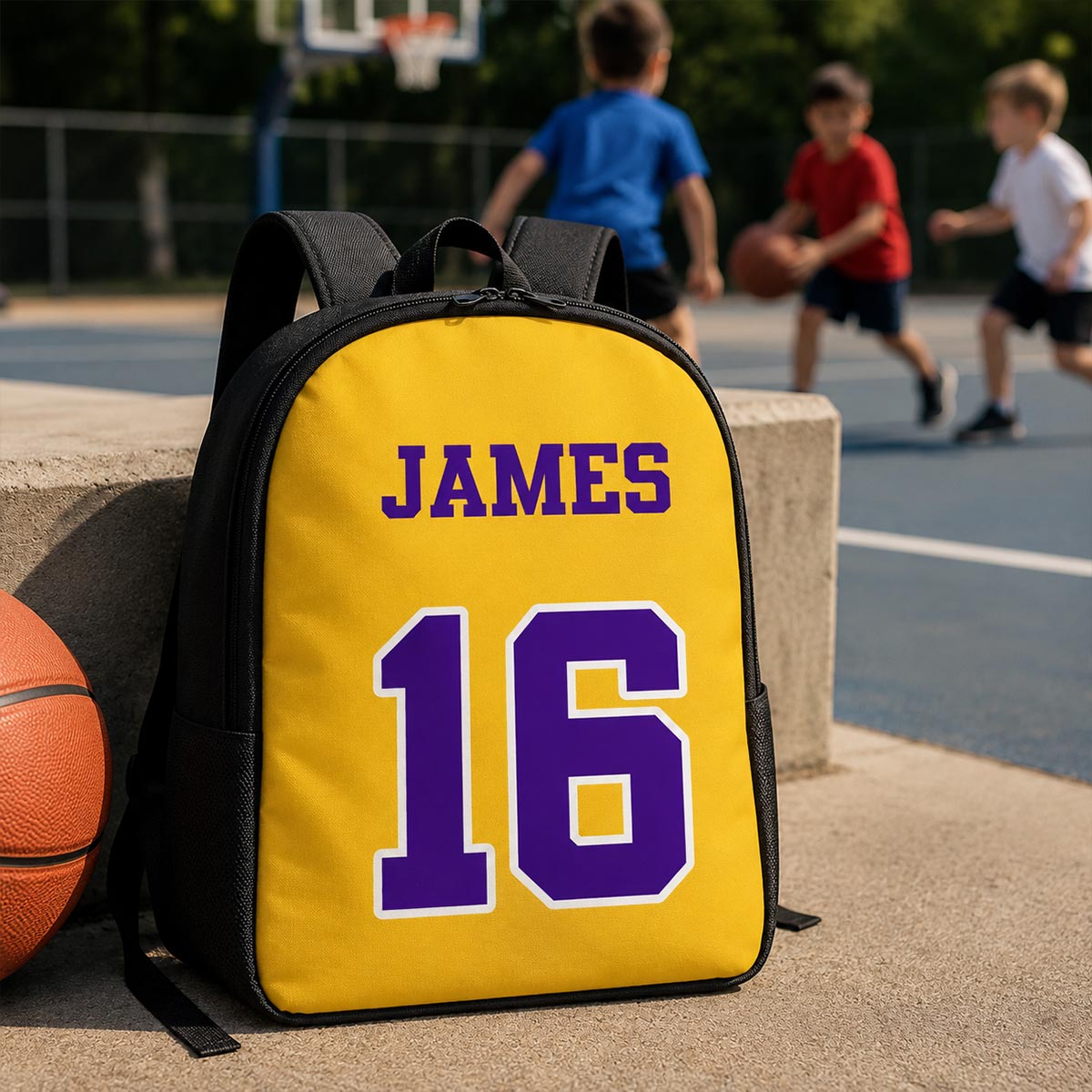 Basketball Jersey - Personalized Backpack - Back To School Gift