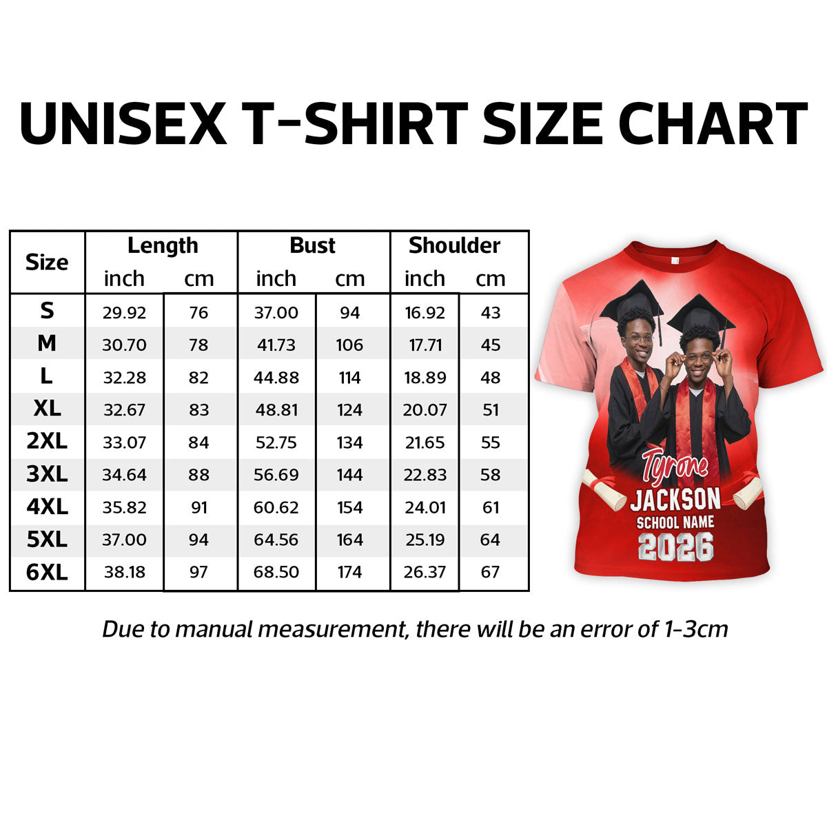 Class Of A 2026 2027 2028 2029 Graduate Custom Photo - Personalized Shirt - Family Matching Graduation Shirt, Graduation Party Gift, Senior Class of 2026