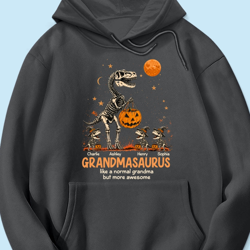 Spooky Grandmasaurus - Personalized Shirt - Halloween Gift for Grandma, Mom