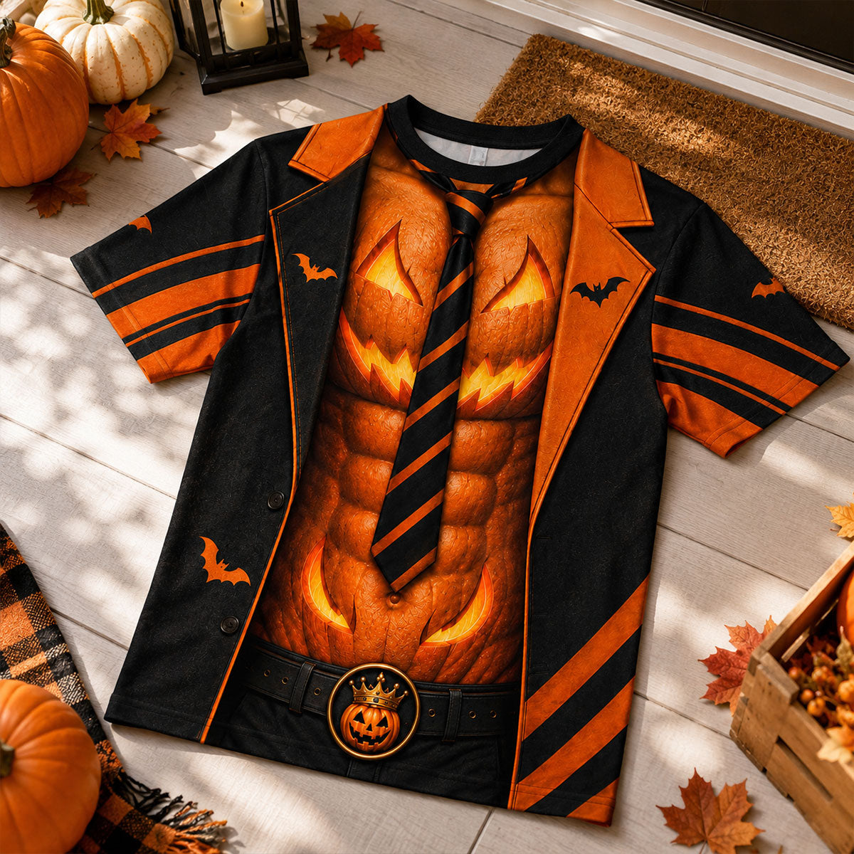 Pumpkin King - Shirt - Halloween Gift For Husband, Dad, Grandpa