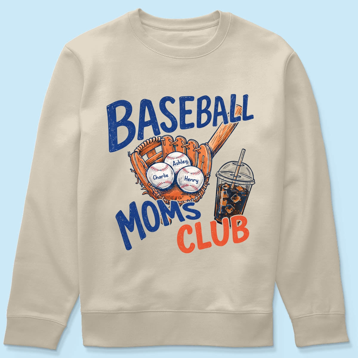 Retro Vintage Trending 2026 Baseball Moms Club - Personalized Shirt - Game Day Shirt For Mom